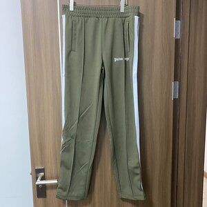 Palm Angels Green Sweatpants